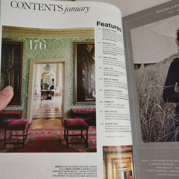 Architectural Digest January 2017 Issue AD100 Wow Factor Around the World - Picture 4 of 7